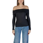 Jacqueline De Yong Black Viscose Sportswear JA-15926700009-IT42|M