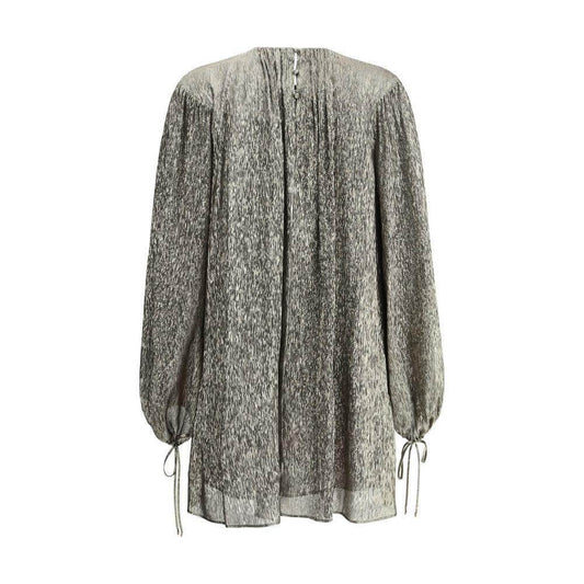 Chloé Silk lamé mini Dress CH-CH25SRO142980YY-IT38 | S