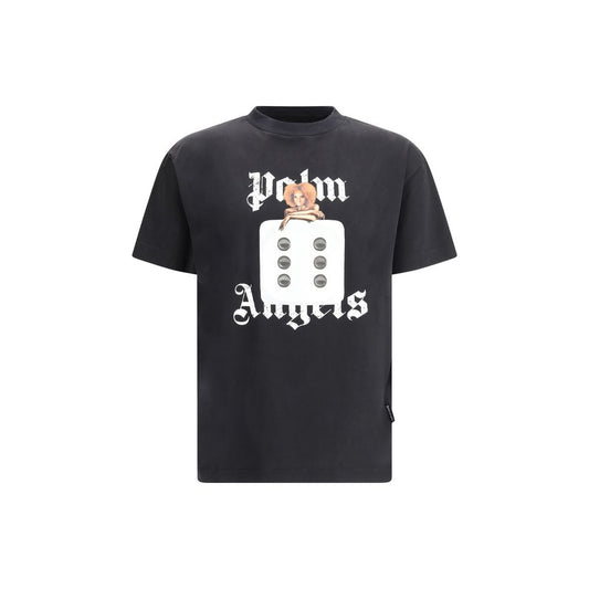 Palm Angels Holly Pin Up T-Shirt Palm Angels Dark Slate Gray