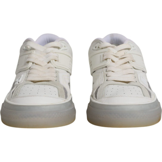 Dolce & Gabbana White DG Logo CUSTOM 2.Zero Sneakers Shoes 1728,67345645728,Dolce & Gabbana,EU44/US11,Material: 74% Calf Leather 12% Viscose 5% Lamb 5% Polyester 4% PU,Men,Men - Shoes,Preowned / Defect,Shoes,Sneakers - Men - Shoes,White Dolce & Gabbana MV