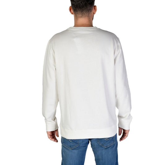 Hamaki-Ho White Cotton Sweater Hamaki-Ho Light Gray