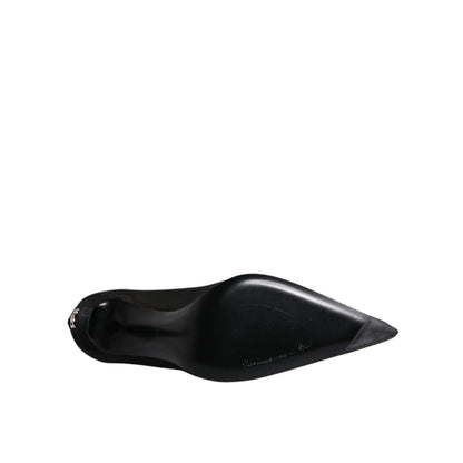 Dolce & Gabbana Black Viscose Mesh Sock Style Boots Shoes