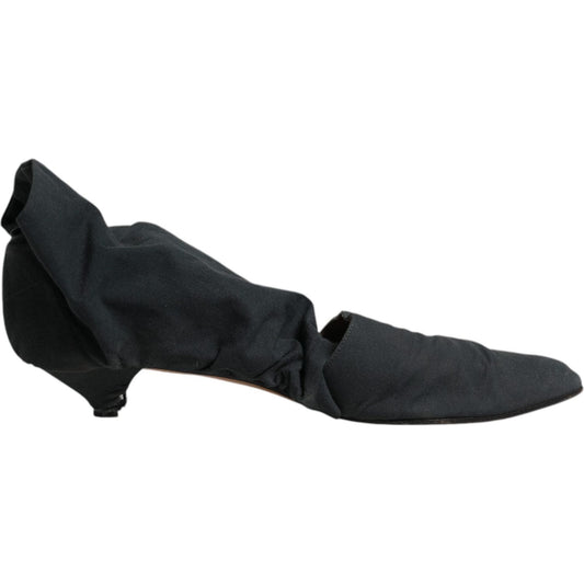 Dolce & Gabbana Green Cotton Sock Style Ankle Boots Shoes 1728,67345645728,Boots - Women - Shoes,Dolce & Gabbana,EU41/US10.5,Green,Material: Cotton Stretch,Preowned / Defect,Shoes,Women,Women - Shoes Dolce & Gabbana LA12215-41