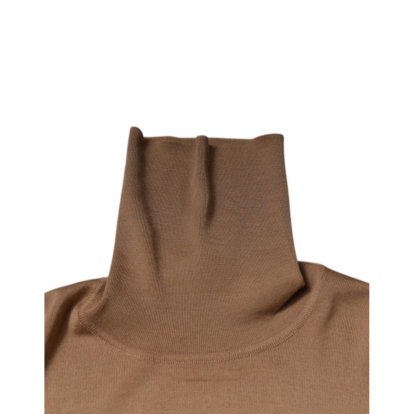 Dolce & Gabbana Brown Turtleneck Long Sleeve Pullover Sweater TSH8028-40