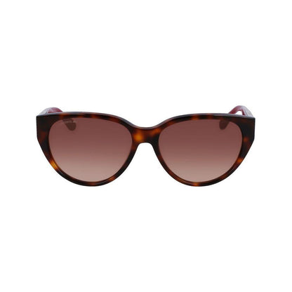 Lacoste Brown Acetate Sunglasses