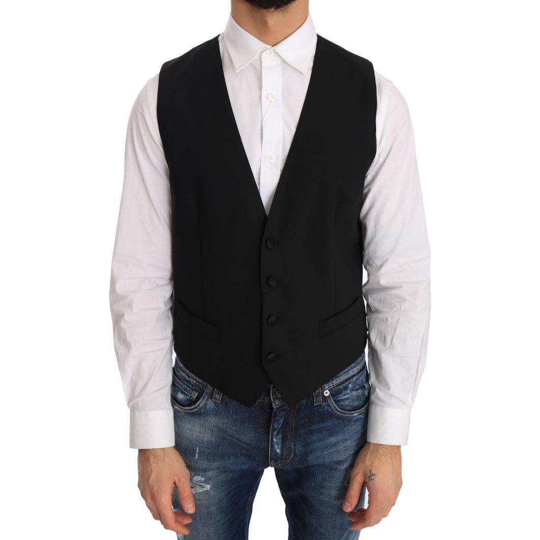 سترة رسمية أنيقة بقصّة Slim Fit من Dolce &amp; Gabbana باللون الأسود