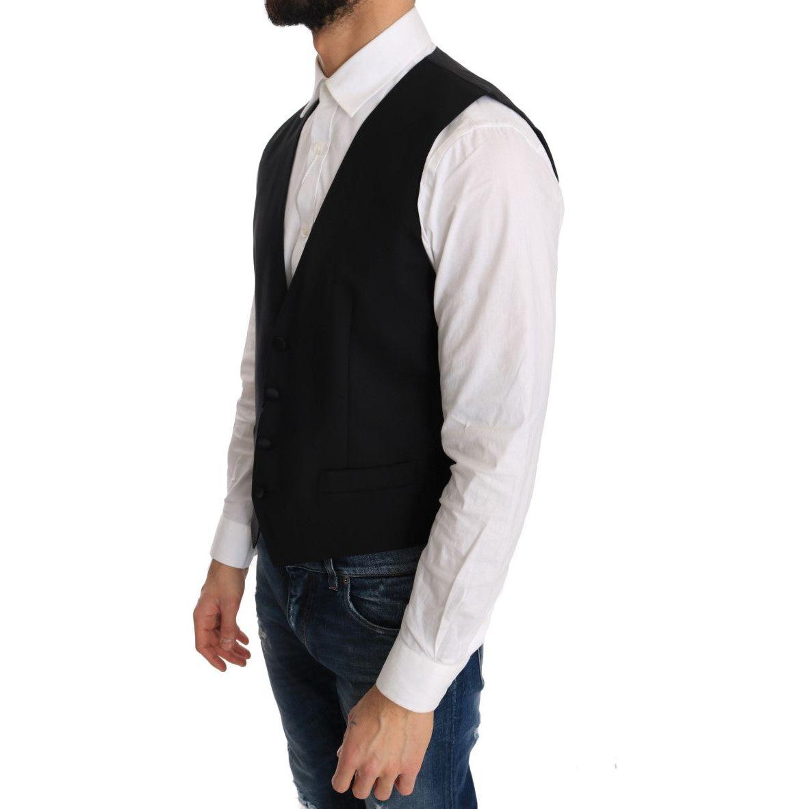 سترة رسمية أنيقة بقصّة Slim Fit من Dolce &amp; Gabbana باللون الأسود