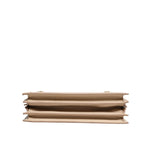 Dolce & Gabbana Beige Leather Ingrid Top Handle Shoulder Bag