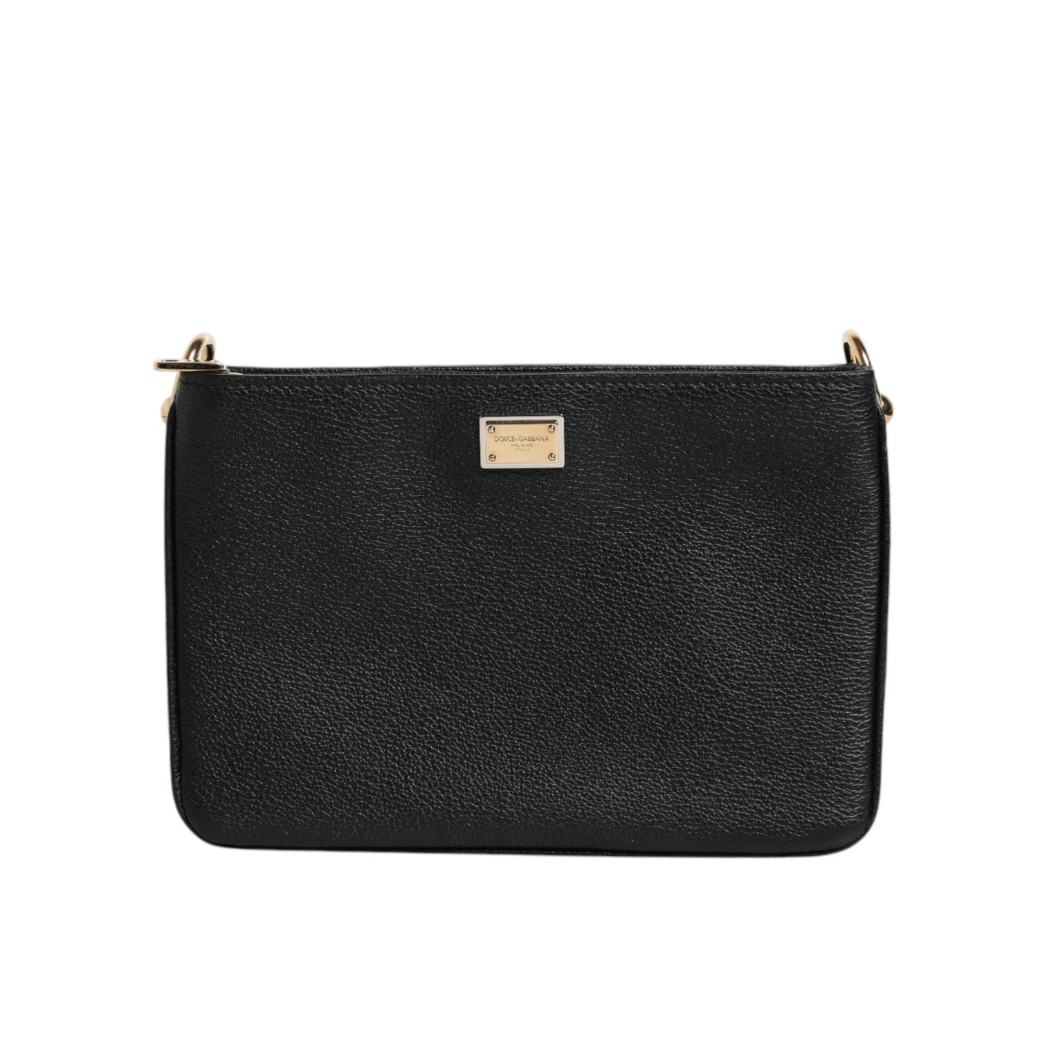 Front view with bag zipped and handles upright.