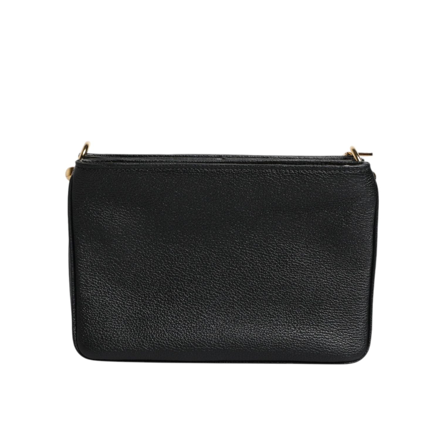 Front view with bag zipped and handles upright.