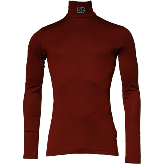 Dolce & Gabbana Red Cotton Turtleneck Men Pullover Sweater 1728,67345645728,Clothing,Dolce & Gabbana,IT46 | S,Material: 100% Cotton,Men,Men - Clothing,New with tags,Red,Sweaters - Men - Clothing Dolce & Gabbana TSH87494-46