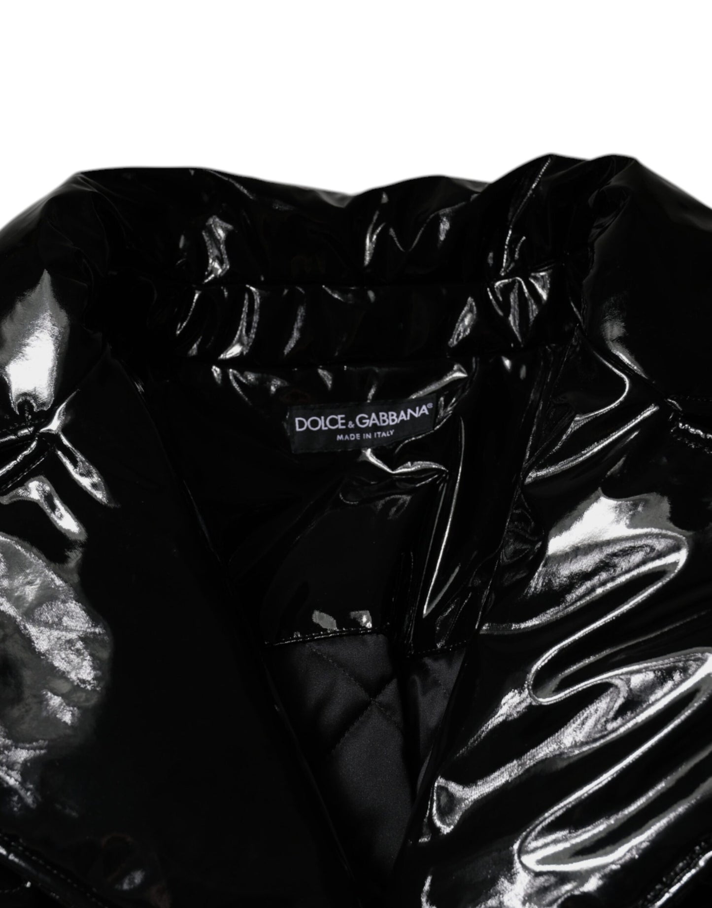 Dolce & Gabbana Black Polyester Button Down Blouson Jacket JKT4095-38
