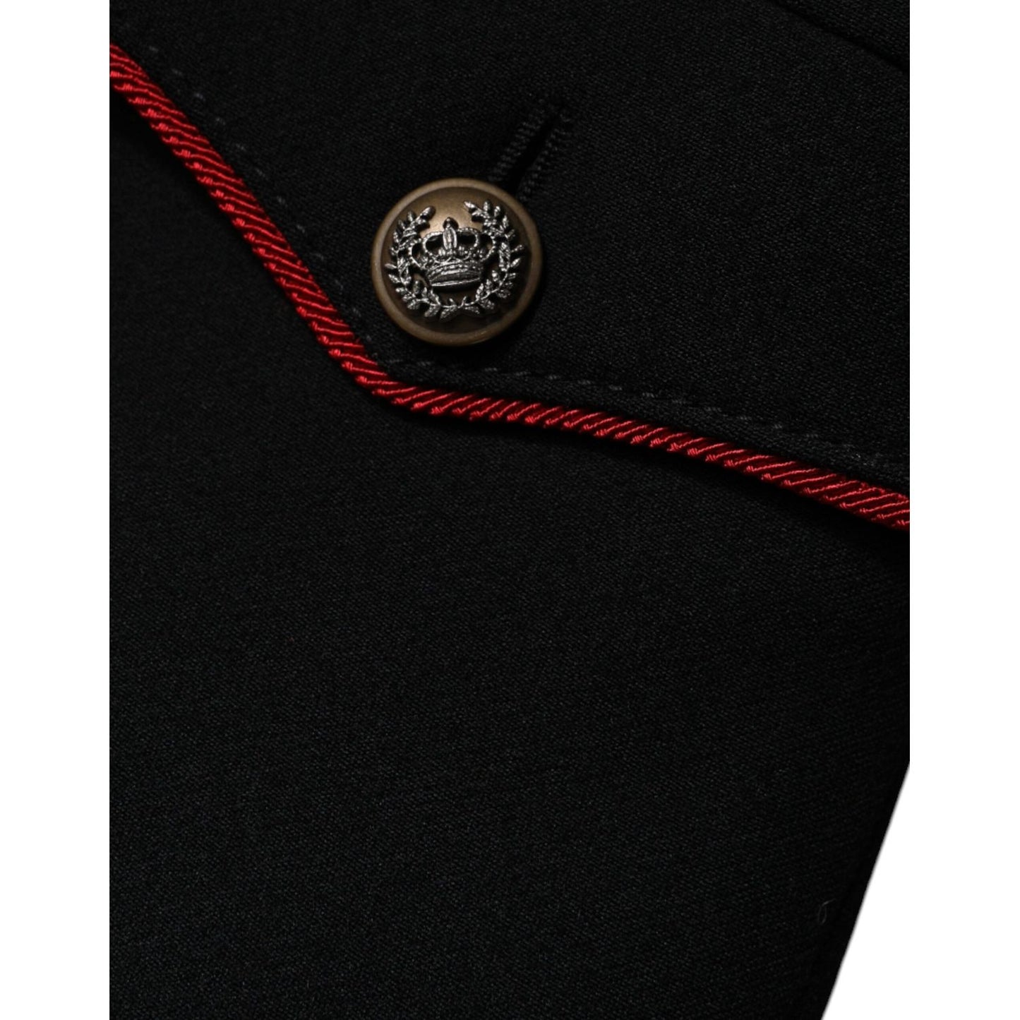 Dolce & Gabbana Black Single Breasted Trench Coat Jacket