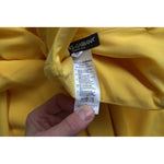 Dolce & Gabbana Yellow One Shoulder Side Slit Midi Dress