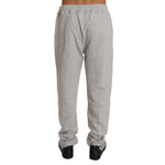Billionaire Italian Couture Elegant Gray Hooded Sweatsuit Ensemble Billionaire Italian Couture Dark Gray