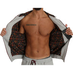 Billionaire Italian Couture Elegant Gray Hooded Sweatsuit Ensemble Billionaire Italian Couture Sienna