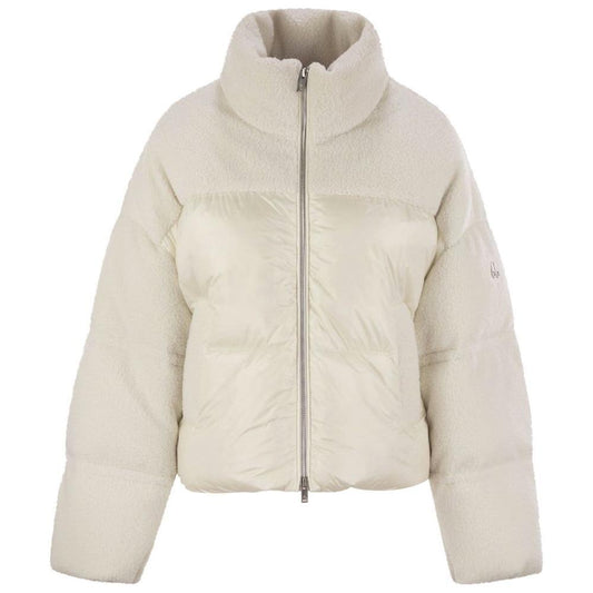 Moose Knuckles White Nylon Jackets & Coat