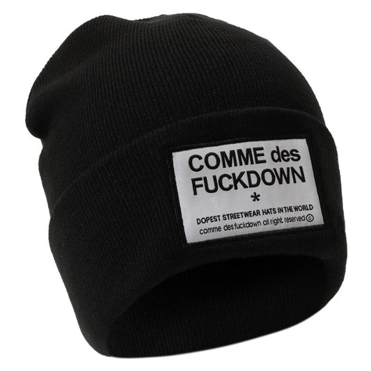 Comme Des Fuckdown Black Marabou Men Hat