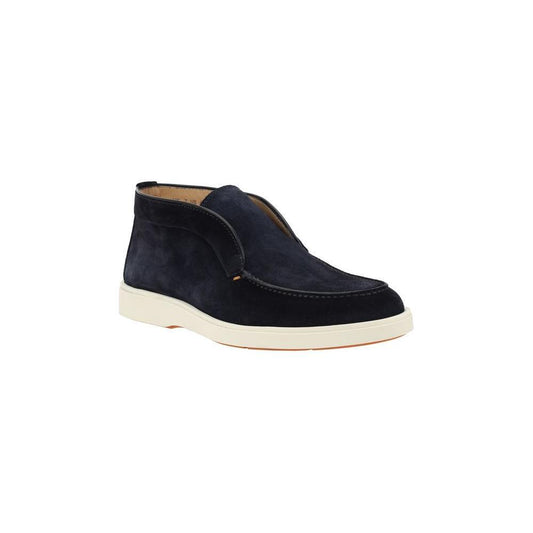Santoni Suede Loafers 1728,72470364320,Blue,EU 38 | US 5,EU44/US11,Loafers - Men - Shoes,Men,Men - Shoes,New with tags,Santoni,Shoes Santoni SA-MGDT17823TICBGEXU60U60-EU44/US11