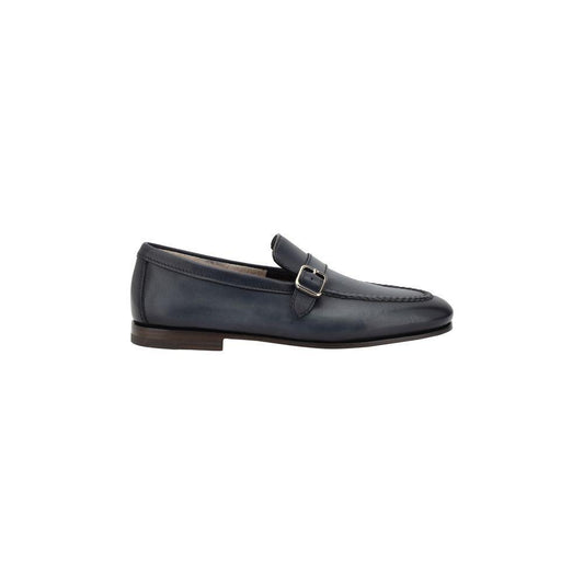 Santoni Loafers with a single buckle
