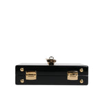 Dolce & Gabbana Black Graffiti Print Clutch Crossbody Bag