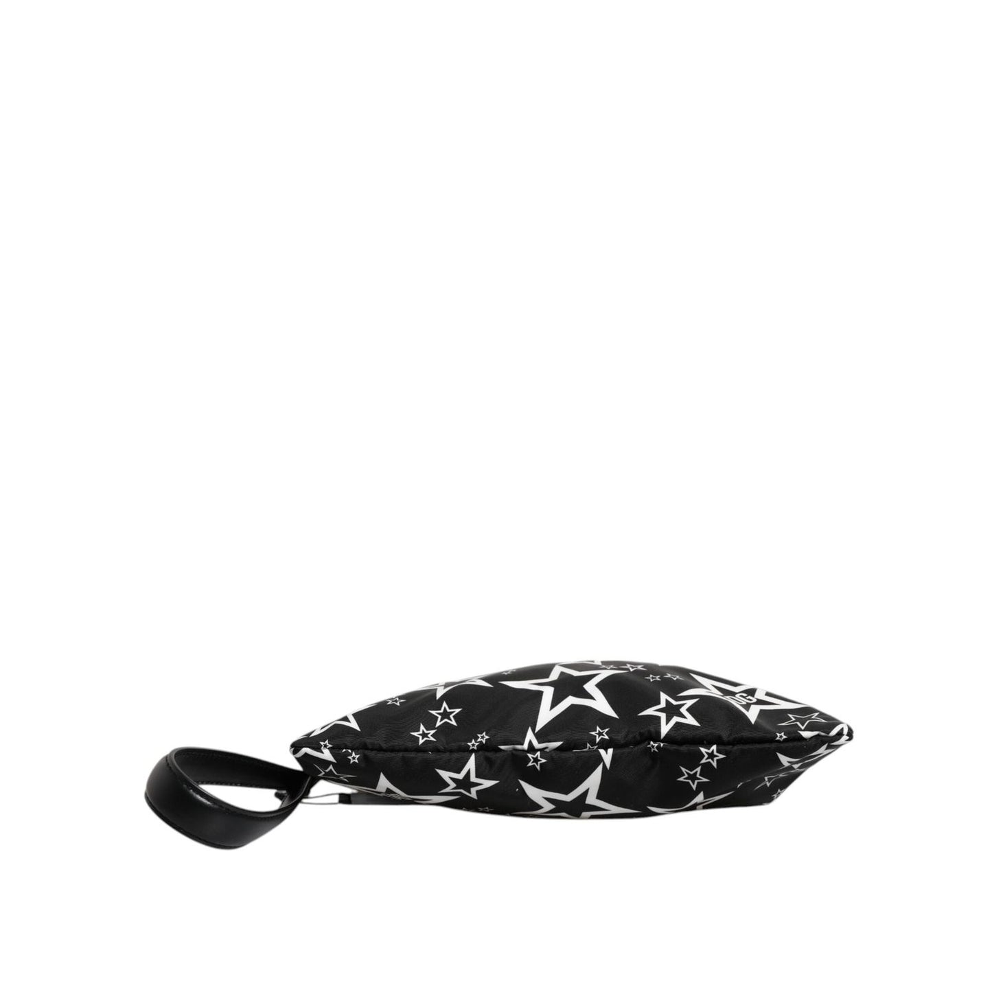 Dolce & Gabbana Black White Stars Pattern Clutch Pouch Bag