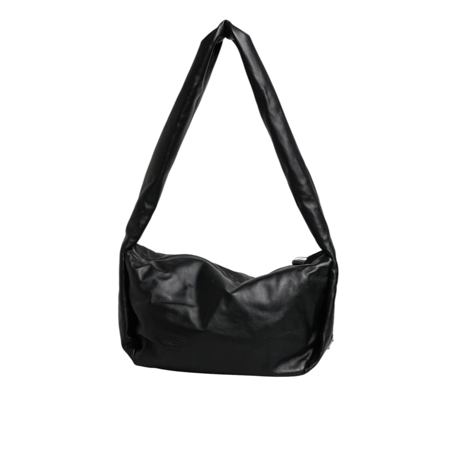 Front view with bag zipped and handles upright.