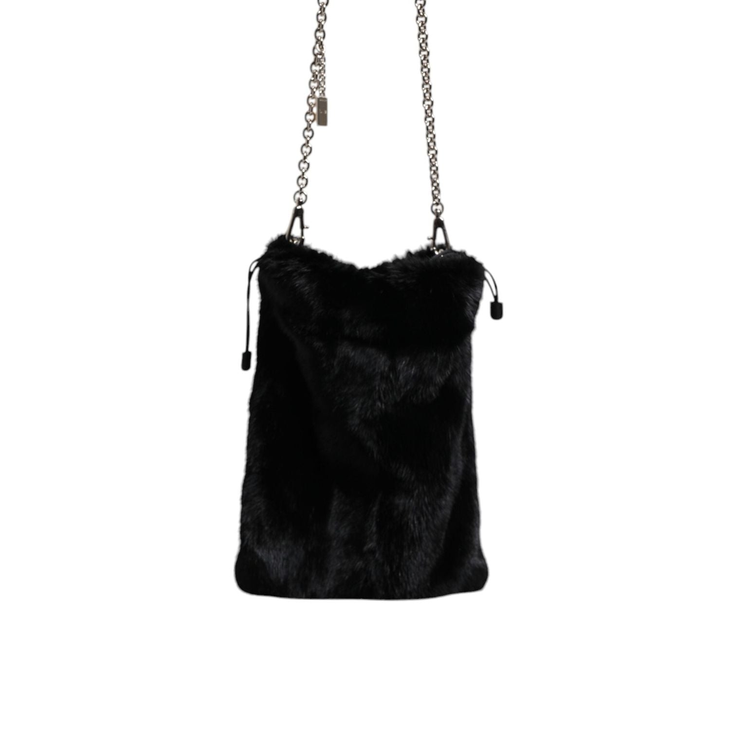 Front view with bag zipped and handles upright.