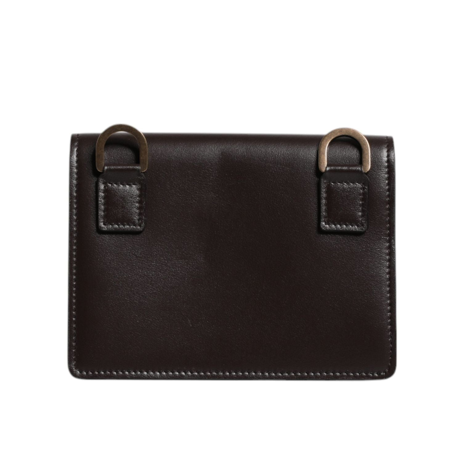Front view with bag zipped and handles upright.