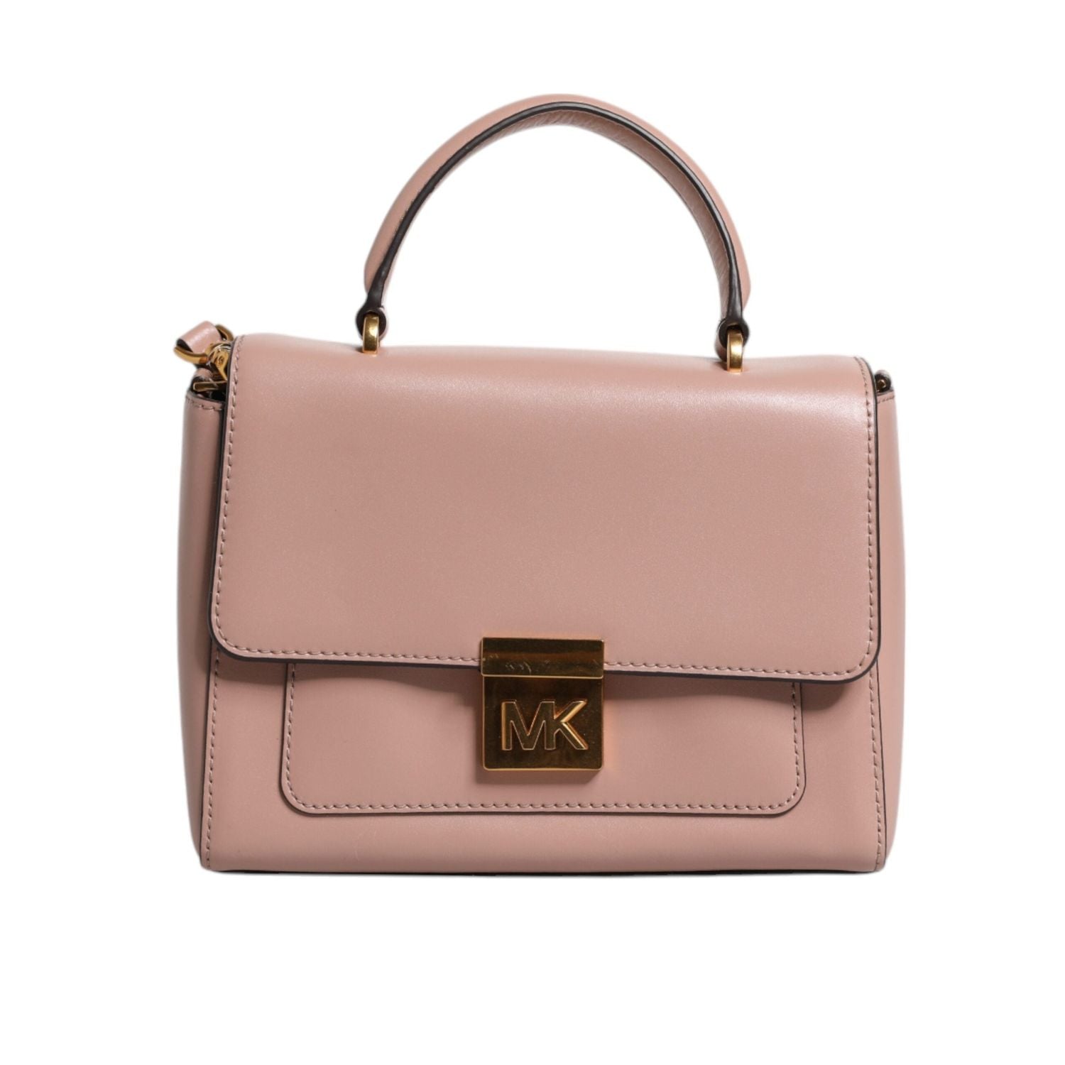 Front view with bag zipped and handles upright.