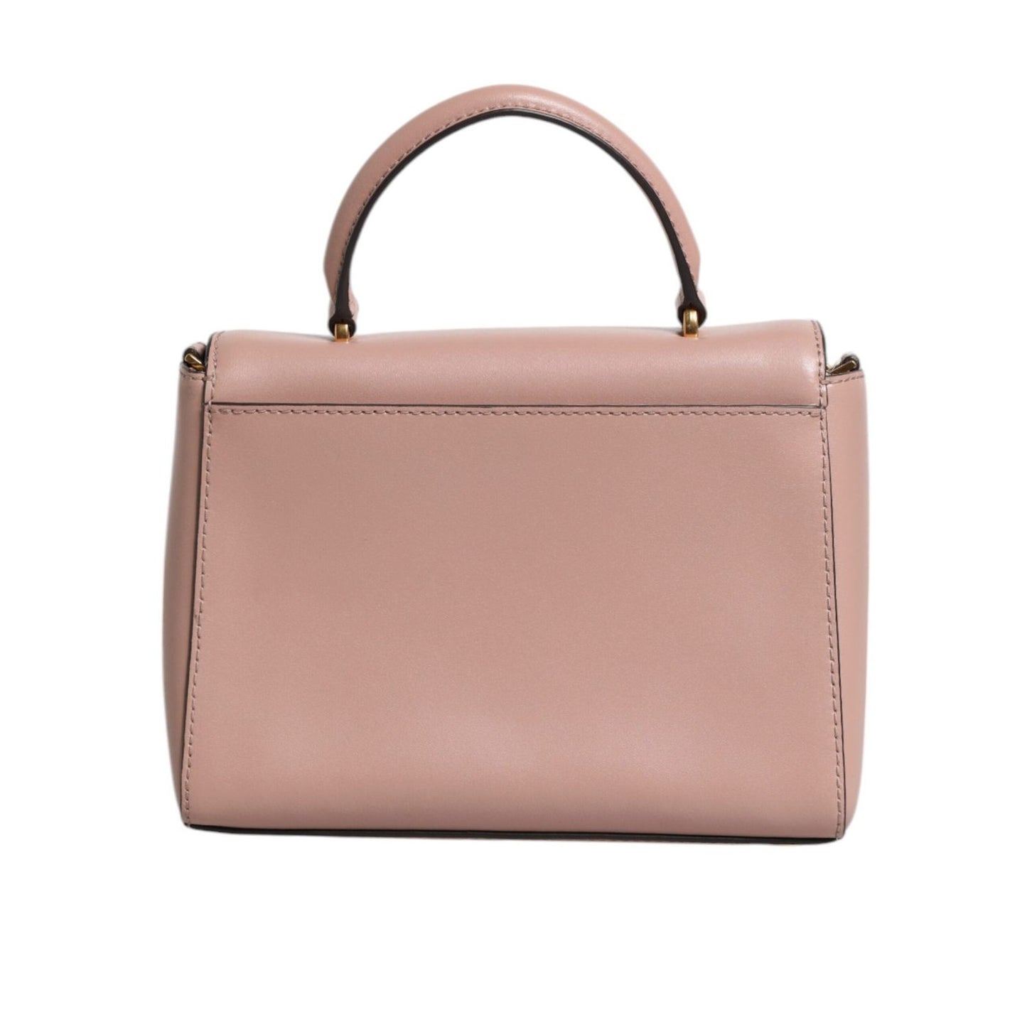 Michael Kors Pink Leather Logo Plaque Crossbody MINDY Satchel Bag