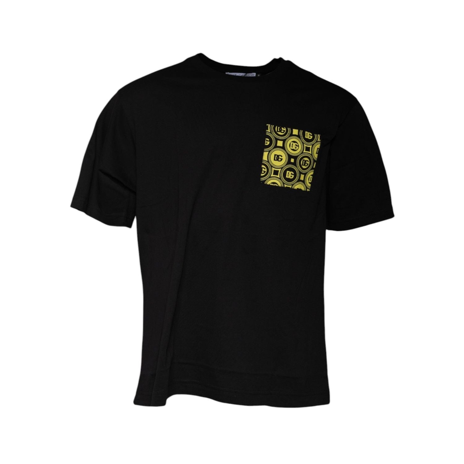 Dolce & Gabbana Black Logo Print Cotton Short Sleeves T-shirt