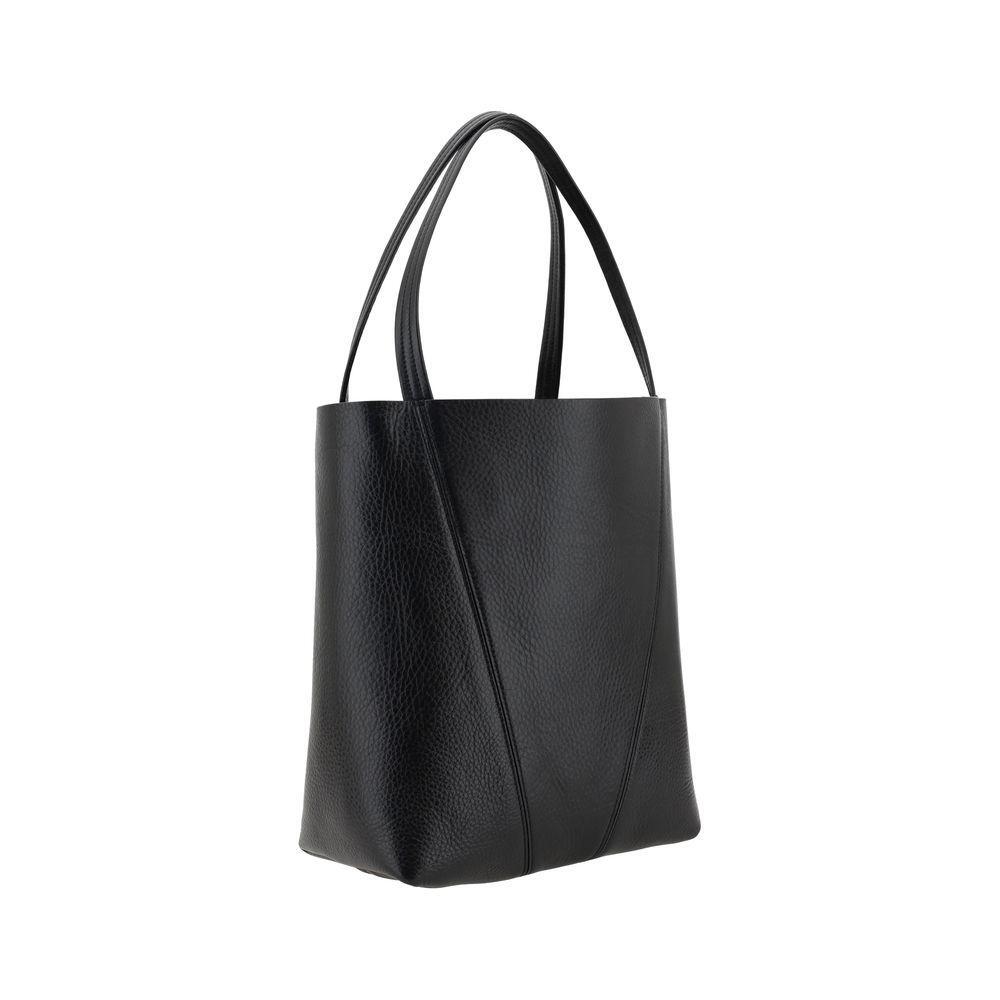 Front view with bag zipped and handles upright.