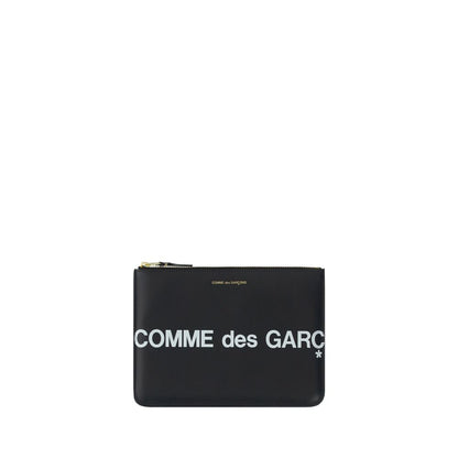 Comme Des Garçons Black Calf Leather Bos Taurus Wallet