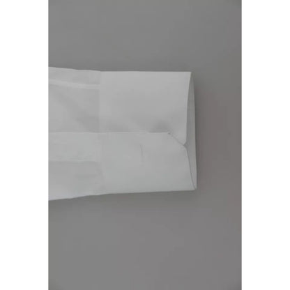 Dolce & Gabbana White Cotton Formal Dress Top GOLD Shirt