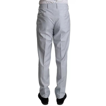 Dolce & Gabbana Light Blue SICILIA Wool 3 Piece Suit