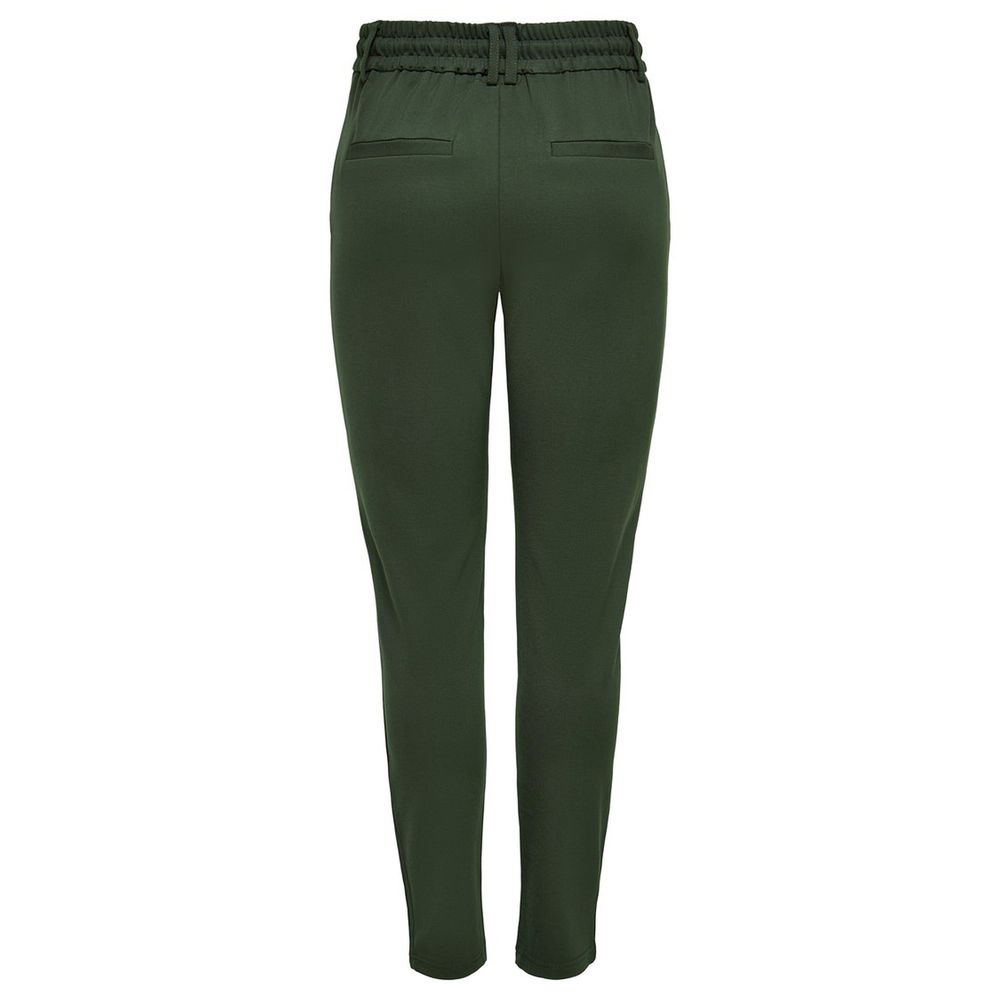 Only Green Viscose Casual Pants