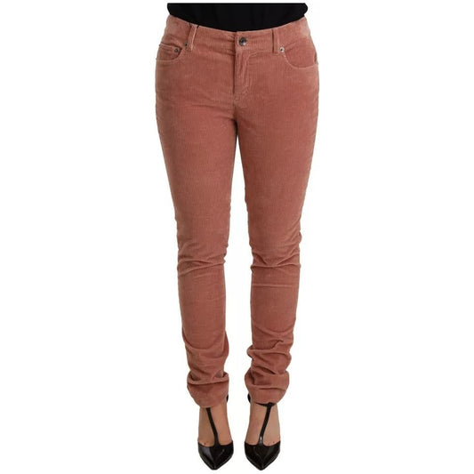 Dolce & Gabbana Pink Cotton Corduroy Skinny Jeans 1728,67345645728,Clothing,Dolce & Gabbana,IT38 | XS,Jeans & Pants - Men - Clothing,Material: 98% Cotton 2% Elastane,Men - Clothing,Pink,Preowned / Defect,Women Dolce & Gabbana PAN72291-38