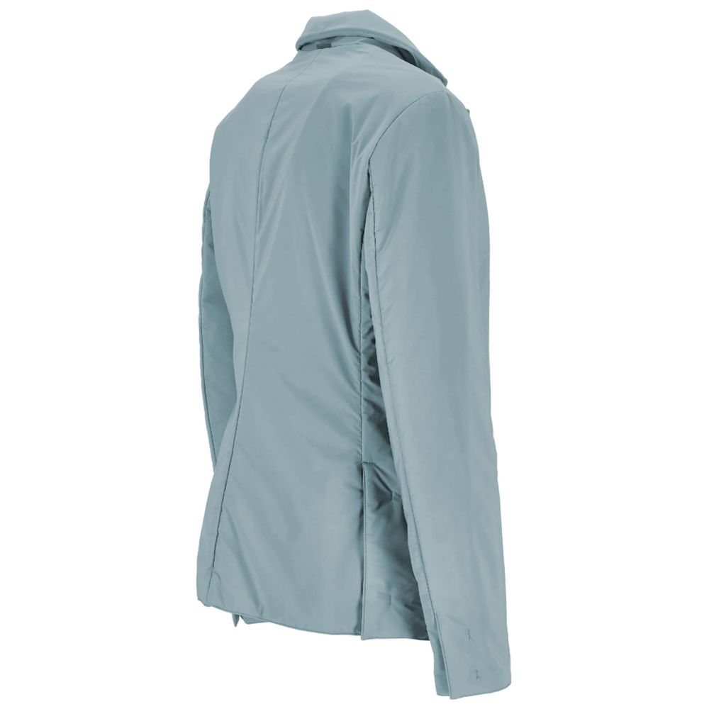 People Of Shibuya Light Blue Polyester Women Jacket