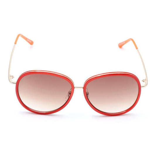 Lancaster Red Metal Sunglasses 1728,67434610848,Lancaster,New with tags,Red,Sunglasses,Sunglasses for Women - Sunglasses,Women Lancaster LASLA07333AC