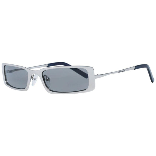 More & More Silver Metal Sunglasses More & More Dark Gray