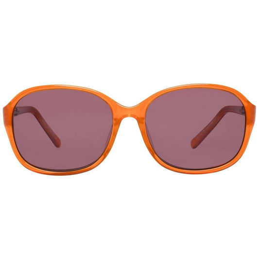 More & More Orange Plastic Sunglasses More & More Rosy Brown