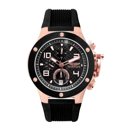 Bobroff Black Rubber Watch 1728,67434610848,Black,Bobroff,Men,New with tags,Watches,Watches for Men - Watches Bobroff BOBF1002M15AC