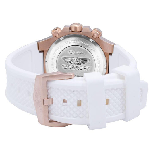 Bobroff White Rubber Watch 1728,67434610848,Bobroff,New with tags,Unisex,Unisex Watches - Watches,Watches,White Bobroff BOBF1002M25AC