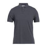 Alpha Studio Gray Cotton Polo Shirt AL-14579-IT48 | M