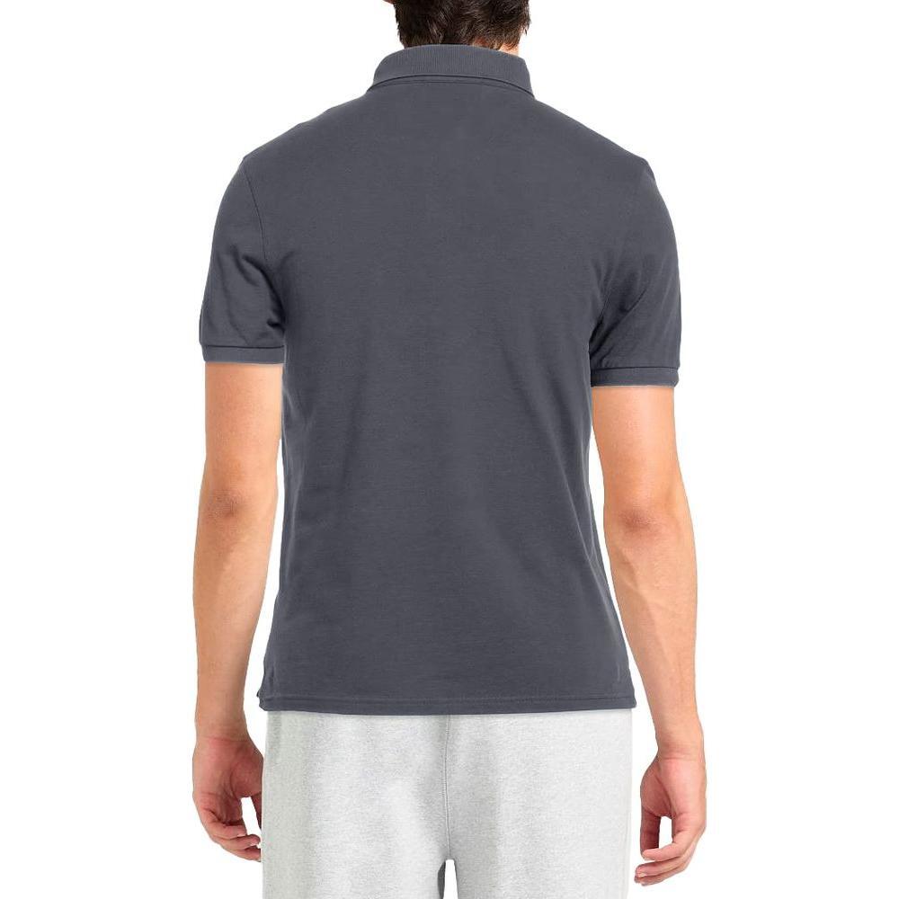 Alpha Studio Gray Cotton Polo Shirt AL-14579-IT48 | M