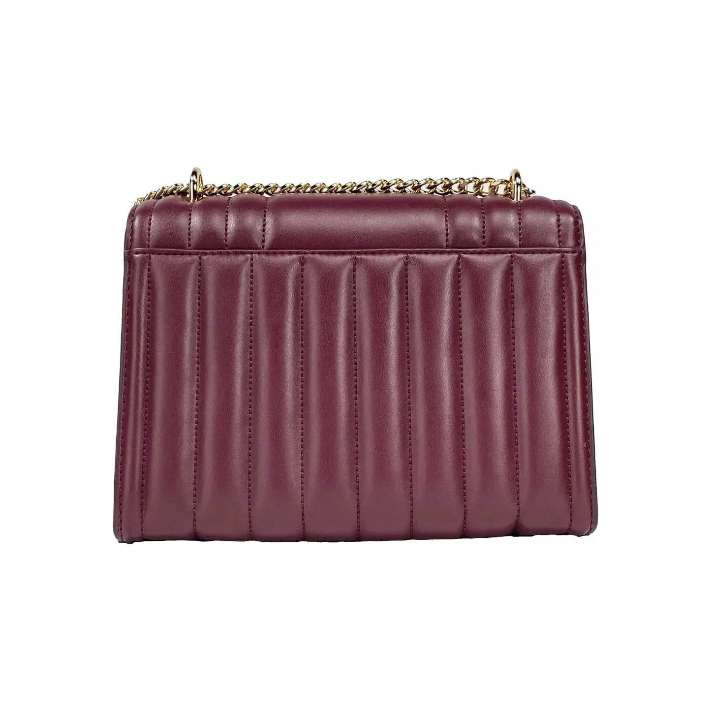 Michael Kors Whitney Medium Chain Shoulder Flap Crossbody Oxblood 87187