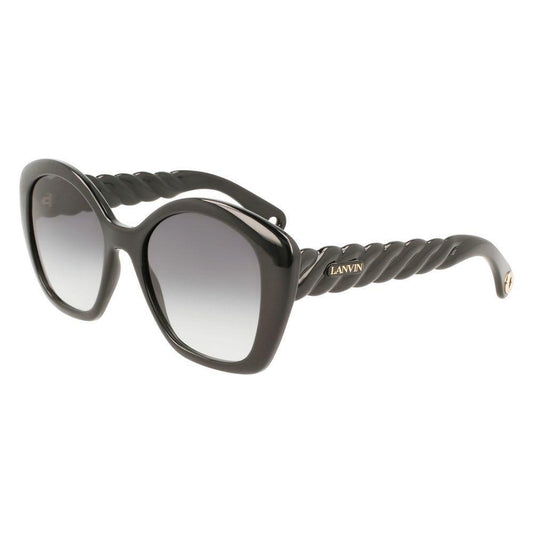 Lanvin Black Bio Injected Sunglasses 1728,67434610848,Black,Lanvin,New with tags,Sunglasses,Sunglasses for Women - Sunglasses,Women Lanvin LALNV628S001AC