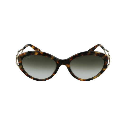 Lanvin Brown Haircalf Sunglasses 1728,67434610848,Brown,Lanvin,New with tags,Sunglasses,Sunglasses for Women - Sunglasses,Women Lanvin LALNV618S213AC