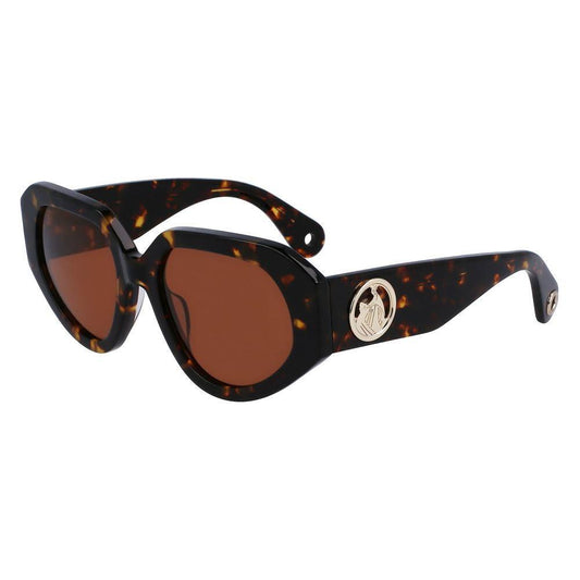 Lanvin Brown Haircalf Sunglasses 1728,67434610848,Brown,Lanvin,New with tags,Sunglasses,Sunglasses for Women - Sunglasses,Women Lanvin LALNV647S234AC